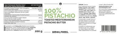 100% Pistachio Butter label