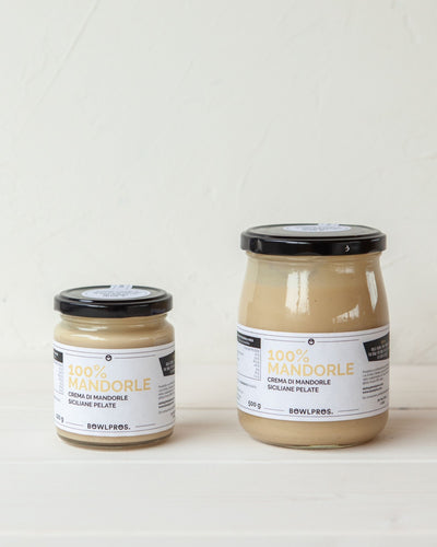 100% Sicilian Peeled Almonds Cream 220g 500g 