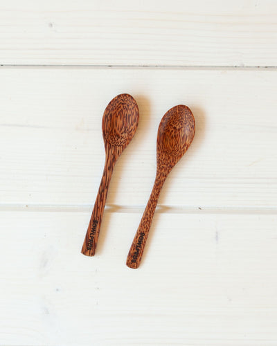 set of 2 palm spoon