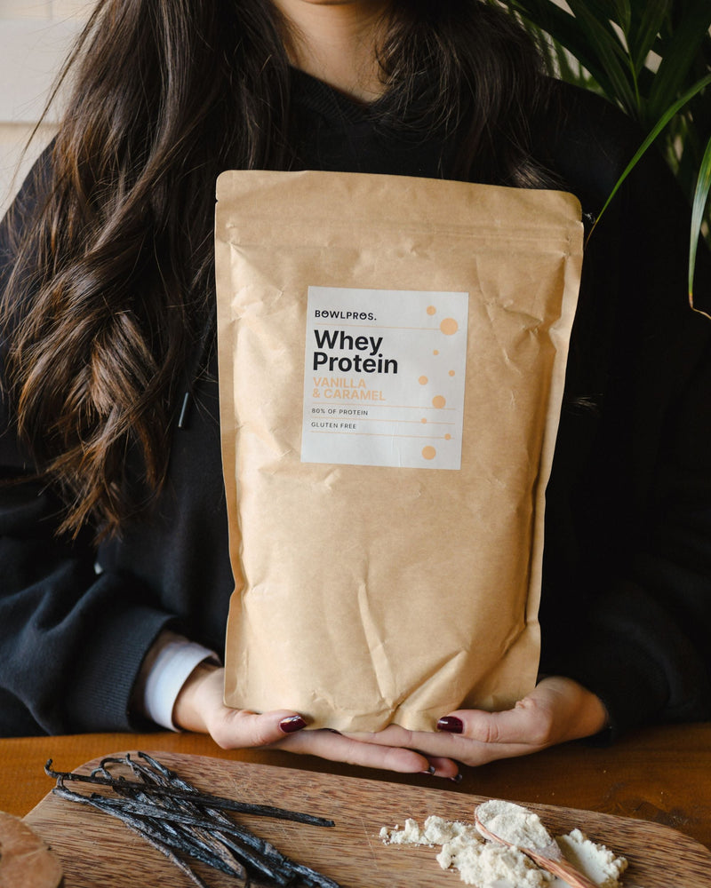 Le proteine Whey sono perfette per rendere proteiche tutte le tue preparazioni, da smoothie a bowl o tortini proteici. 